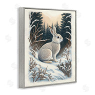 Denise Dundon | Rabbit in Winter Forest