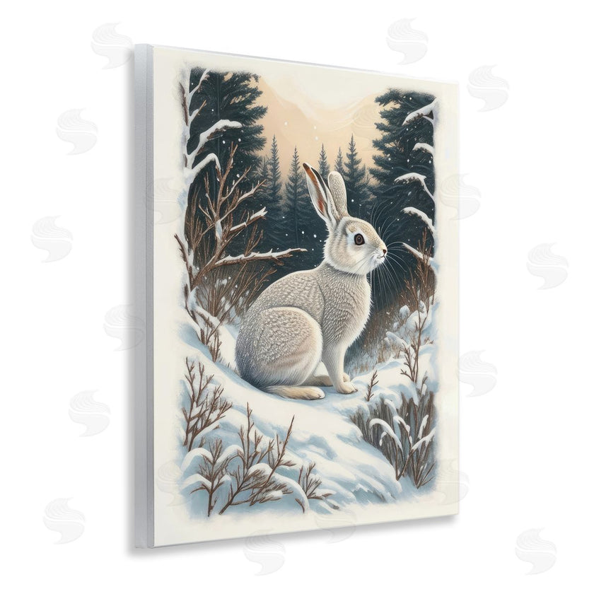 Denise Dundon | Rabbit in Winter Forest