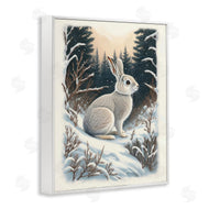Denise Dundon | Rabbit in Winter Forest