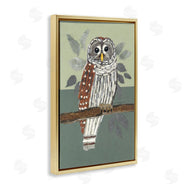 Nancy Overton | Owl Perched Tree Branch