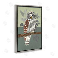 Nancy Overton | Owl Perched Tree Branch