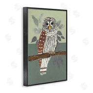 Nancy Overton | Owl Perched Tree Branch