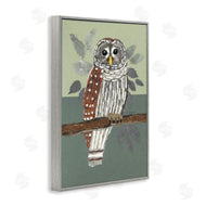 Nancy Overton | Owl Perched Tree Branch