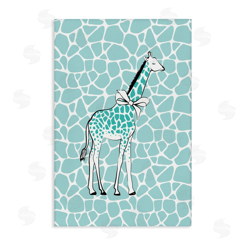 Martina Pavlova | Blue Patterned Glam Giraffe