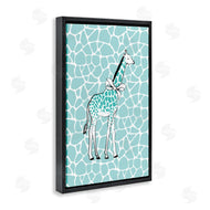 Martina Pavlova | Blue Patterned Glam Giraffe