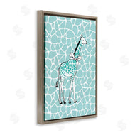 Martina Pavlova | Blue Patterned Glam Giraffe