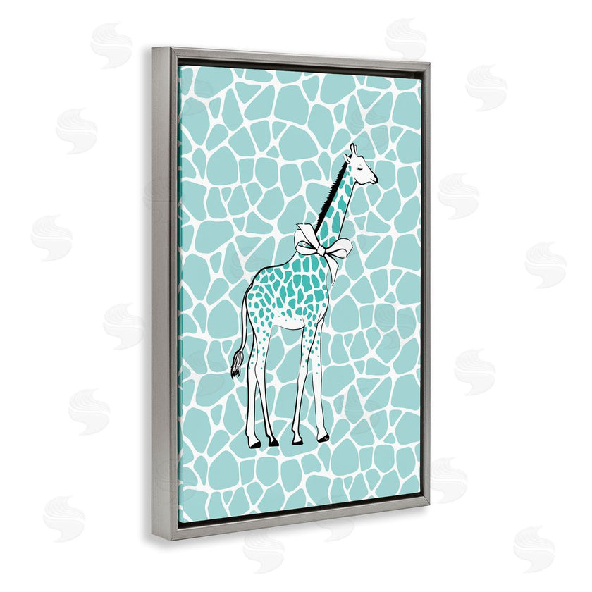 Martina Pavlova | Blue Patterned Glam Giraffe