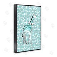 Martina Pavlova | Blue Patterned Glam Giraffe