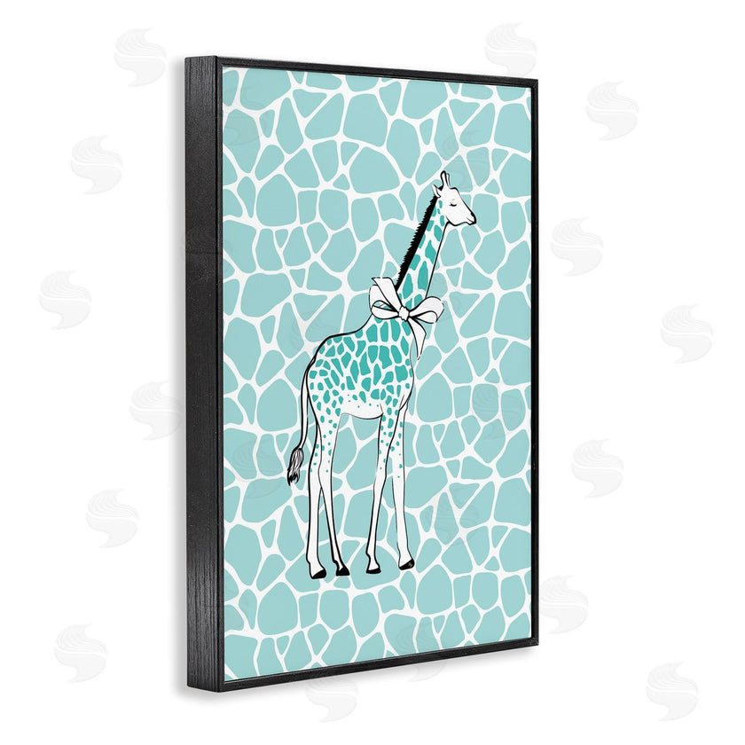 Martina Pavlova | Blue Patterned Glam Giraffe