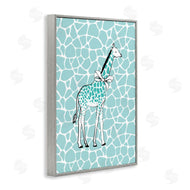Martina Pavlova | Blue Patterned Glam Giraffe