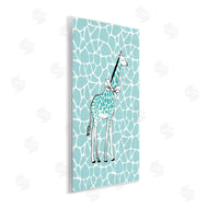 Martina Pavlova | Blue Patterned Glam Giraffe
