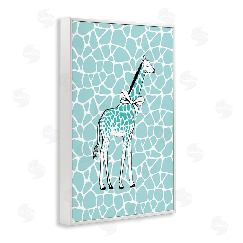 Martina Pavlova | Blue Patterned Glam Giraffe