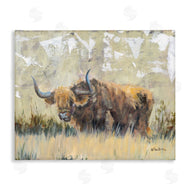 Pam Britton | Rustic Patterned Longhorn