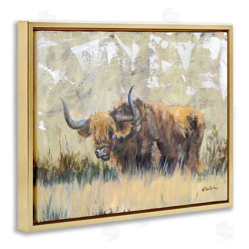 Pam Britton | Rustic Patterned Longhorn