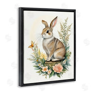 Denise Dundon | Rabbit Among Flowers
