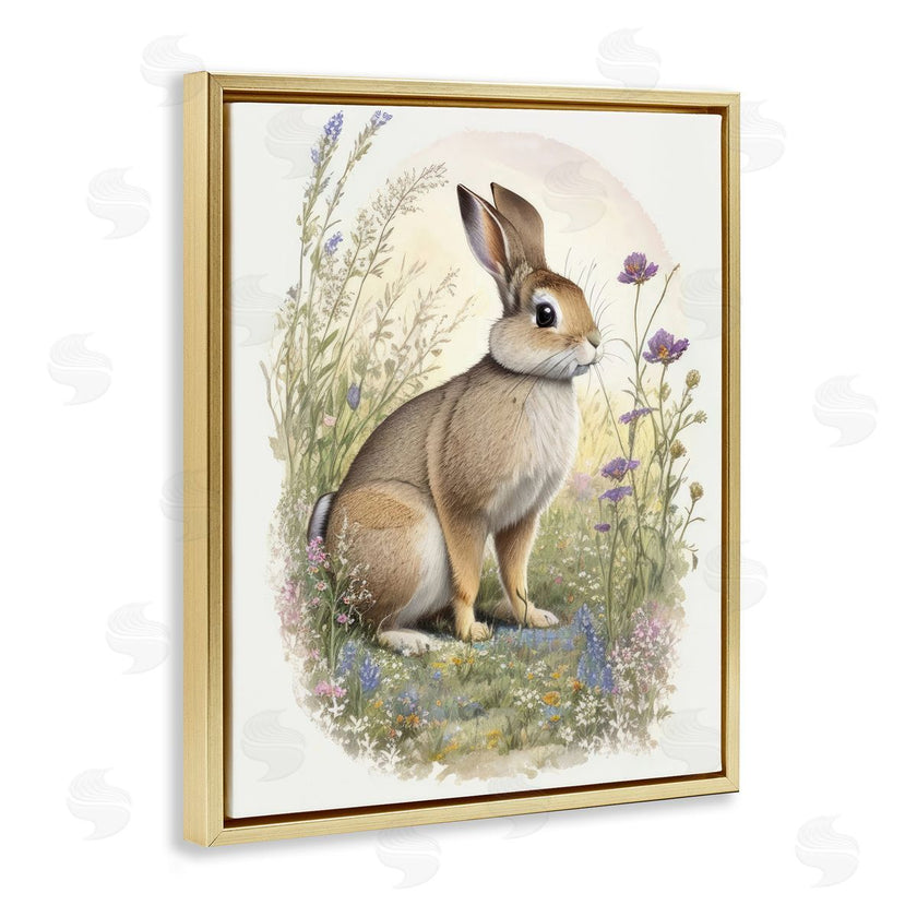 Denise Dundon | Rabbit with Meadow Blooms