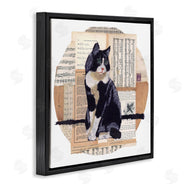 Nancy Overton | Tuxedo Cat Collage
