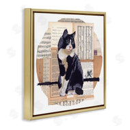 Nancy Overton | Tuxedo Cat Collage