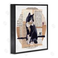 Nancy Overton | Tuxedo Cat Collage