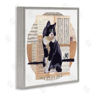 Nancy Overton | Tuxedo Cat Collage