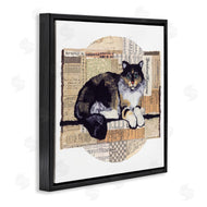 Nancy Overton | Cat with Vintage Collage