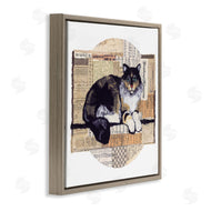 Nancy Overton | Cat with Vintage Collage
