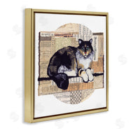 Nancy Overton | Cat with Vintage Collage