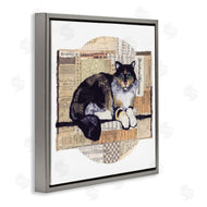 Nancy Overton | Cat with Vintage Collage