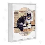 Nancy Overton | Cat with Vintage Collage