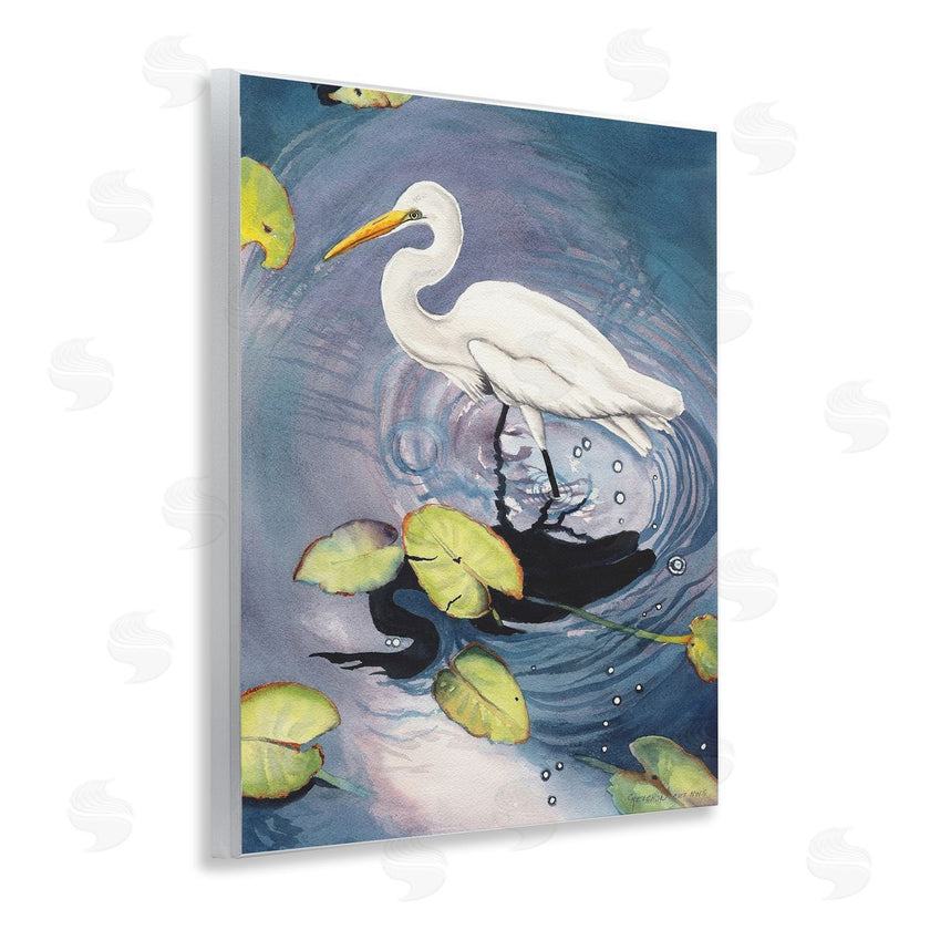 Christine Reichow | Heron with Pond Ripples