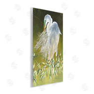Christine Reichow | Heron with Detailed Feathers