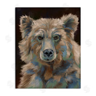 Cat Thurman Designs | Fluffy Bear Portrait