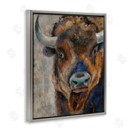 Cat Thurman Designs | Bison Rustic Portrait