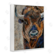 Cat Thurman Designs | Bison Rustic Portrait