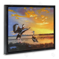 D. Rust | Beach Birds at Sunset
