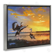 D. Rust | Beach Birds at Sunset