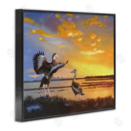 D. Rust | Beach Birds at Sunset