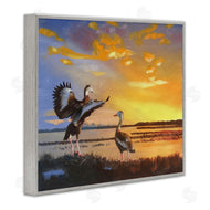 D. Rust | Beach Birds at Sunset