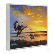 D. Rust | Beach Birds at Sunset
