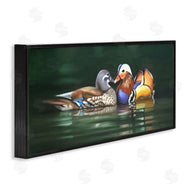 D. Rust | Patterned Birds in Lake