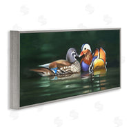D. Rust | Patterned Birds in Lake