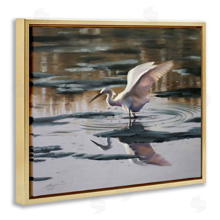 D. Rust | Swan Landing in Water