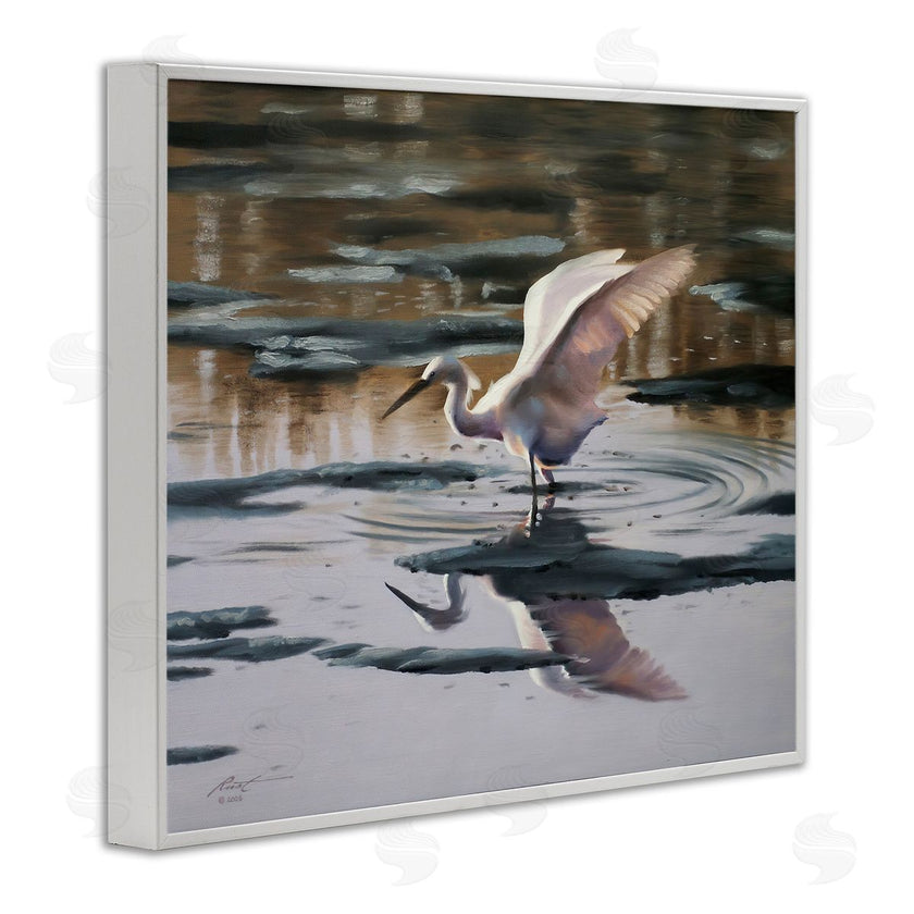 D. Rust | Swan Landing in Water