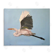 D. Rust | Graceful Egret Flying