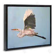 D. Rust | Graceful Egret Flying