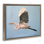 D. Rust | Graceful Egret Flying