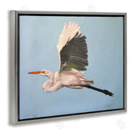 D. Rust | Graceful Egret Flying
