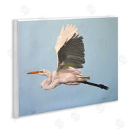 D. Rust | Graceful Egret Flying