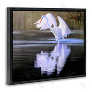 D. Rust | Egret with Water Ripples