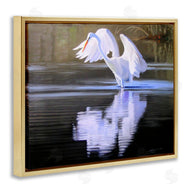 D. Rust | Egret with Water Ripples